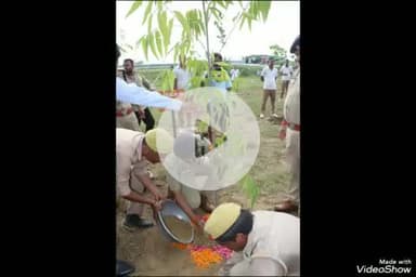 खबर औरैया से एक पेड़ मां के नाम राज्य मंत्री ने किया वृक्षारोपण
