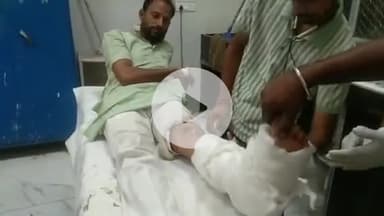 हमीरगढ़: चित्तौड़ रोड पर दो टेंपो आपस में टकराए, टेंपो में सवार व्यक्ति घायल होकर जिला अस्पताल में भर्ती