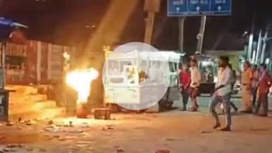 बहादुरगढ़: झज्जर चुंगी पर सिलेंडर में आग लगने से दुकानदारों में हड़कंप