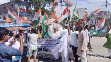 सुपौल: महागठबंधन के आह्वान पर महागठबंधन के नेताओं ने सुपौल बाजार बंद कराया