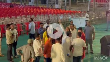 नवादा: आईटीआई के मैदान में आधी रात को जायजा लेने पहुंचे राजद प्रवक्ता शक्ति यादव, आज है तेजस्वी यादव की सभा