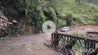 राजगढ़ी: यमुनोत्री हाईवे पर ओजरी के पास वैली ब्रिज बनकर तैयार, 12 दिन बाद शुरू हुई वाहनों की आवाजाही