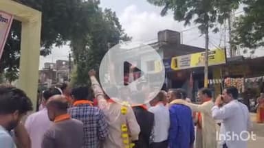 बांसवाड़ा: चिड़ियावासा में उप मुख्यमंत्री का तलवाड़ा भाजपा मंडल के तत्वावधान में किया गया स्वागत