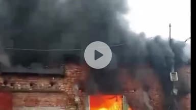 अमरोहा: अमरोहा के मौहल्ला इस्लामनगर में कॉटन के कारखाने में लगी आग, मचा हड़कंप