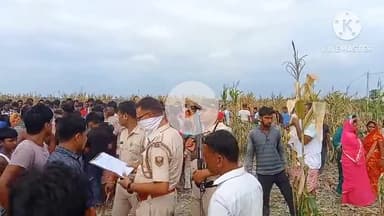 गोरौल: पीरापुर बिसहर बाबा स्थान के पास मक्का के खेत से पुलिस ने 20 वर्षीय युवती का शव बरामद किया