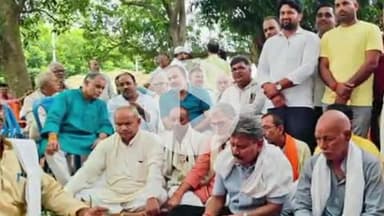 भोरे: शिक्षा मंत्री ने बड़हरा गांव में पुल निर्माण का किया भूमि पूजन, कहा- अब विकास गांव तक