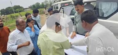 बमोरी: गुना: कलेक्टर किशोर कुमार कन्याल ने जिला प्रशिक्षण केंद्र म्याना के निर्माण कार्य का निरीक्षण किया