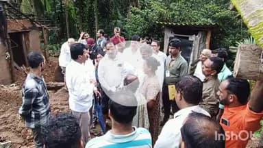 ಶಿರಸಿ: ಹಲಸಿನಕೊಪ್ಪದಲ್ಲಿ ಮನೆ ಕುಸಿತ, ಸಂತ್ರಸ್ತ ಕುಟುಂಬಕ್ಕೆ ಪರಿಹಾರ ವಿತರಿಸಿದ ಶಾಸಕ ಭೀಮಣ್ಣ