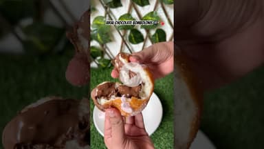 Viral Dessert 🍨 BOMBOLONIS💣🔥🍫 #ytshorts #bomboloni