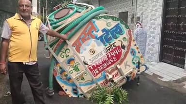 अजमेर: अजमेर के DO ऑफिस के पास धंसी सड़क में टैंकर फंसा, चालक ने कूदकर बचाई जान, बड़ा हादसा टला, देखें वीडियो