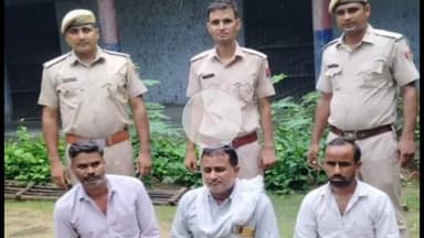 वैर: पुलिस थाना वैर ने शांति भंग के आरोप में तीन लोगों को किया गिरफ्तार