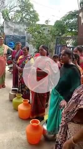 జడ్చర్ల: పోలేపల్లి గ్రామంలో చంటి పిల్లల ముడ్లు కడగడానికి నీళ్లు లేవు .మహిళల ఆవేదన