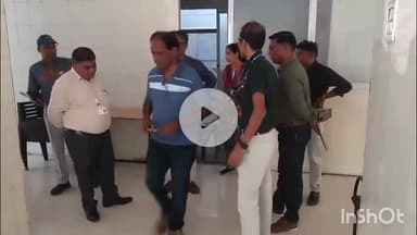 धार: नालछा प्राथमिक स्वास्थ्य केंद्र में व्याप्त समस्याओं का निरीक्षण