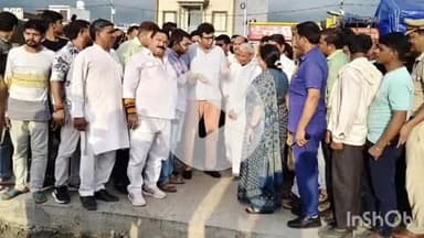 आगरा: ग्वालियर रोड नगला माकरौल पर जल भराव के स्थाई समाधान के लिए नाले का निर्माण होगा, कैबिनेट मंत्री व DM ने किया निरीक्षण