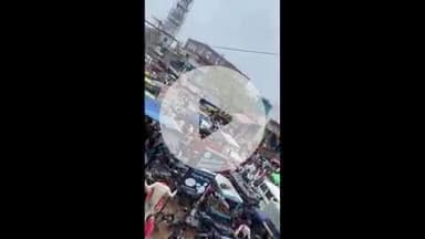 पांकी: पांकी शहीद भगत सिंह चौक: अतिक्रमण और बड़े वाहनों के ठहराव से लगती है भीड़