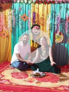 खणी के बडेई गाँव से हमारी छोटी बहन लवली जरियाल के वैवाहिक समारोह में शिरकत कर वैवाहिक जीवन की शुभकामनाएँ दी, 💐

#social_service_first  #🔯🛕🚩 #avinashgogusharma