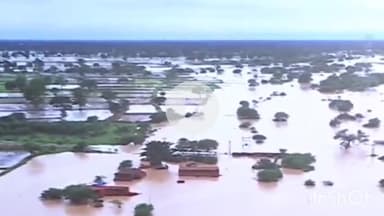 दुर्ग: दुर्ग जिले में शिवनाथ नदी हुई उफान पर, आसपास के 500 गांव पानी में डूबे