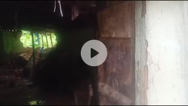 किस्को: ब्राह्मणडीहा गांव में लगातार बारिश से दो घर ढहे, पीड़ितों ने मुआवजे की मांग की