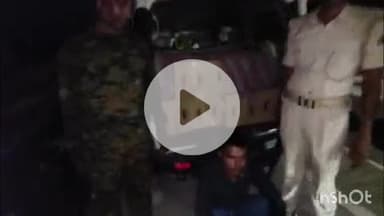 आरा: दौलतपुर ओवर ब्रिज के समीप स्कॉर्पियो में लदी भारी मात्रा में अंग्रेजी शराब के साथ एक तस्कर को उत्पाद विभाग ने किया गिरफ्तार