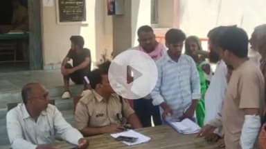 साहेबपुर कमाल: साहेबपुरकमाल थाना परिसर में भूमि विवाद मामलों के निपटारे के लिए जनता दरबार का आयोजन