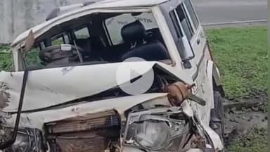 पचोर: पचोर हाईवे पर देहरी जोड़ ओवरब्रिज पर नींद की झपकी से कार डिवाइडर से टकराई, 2 की मौत, 5 घायल