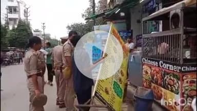 सावन के दृष्टिगत पांडेपुर में चलाया गया अतिक्रमण हटाओ अभियान