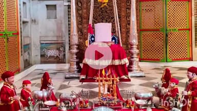 राजसमंद: काकरोली स्थित श्री द्वारकाधीश मंदिर में मणिजी के दर्शनों के लिए उमड़ा जनसैलाब