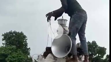 अकलेरा: अकलेरा क्षेत्र के मिश्रौली गांव में आकाशीय बिजली गिरने से मंदिर का गुंबद टूटा, नहीं हुई कोई जनहानि