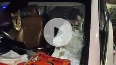 आरंग: आरंग विधायक की गाड़ी पर अज्ञात लोगों ने किया पथराव, विधायक सुरक्षित