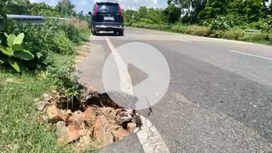 तुलसीपुर: गैसड़ी थाना से 100 मीटर दूरी पर राष्ट्रीय राजमार्ग पर खुले गड्ढे से हो सकती है गंभीर दुर्घटना, अधिकारी बेखबर