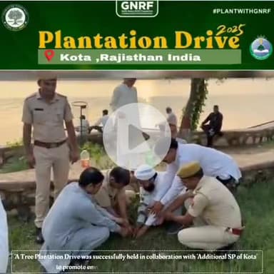 Plantation Drive was successfully held in collaboration with *Dy.SP of Kota*