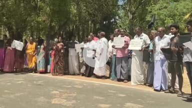 சாத்தான்குளம்: சொக்கலிங்கபுரத்தில் சுடுகாட்டுக்கு செல்லும் பாதையை ஆக்கிரமித்த நபரால் பரபரப்பு - ஆர்ப்பாட்டத்தில் குதித்த மக்கள்