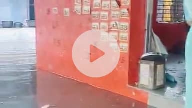 लाडपुरा: कोटा में थेगड़ा इलाके के रक्त्या भेरुजी मंदिर परिसर में पानी भरा, श्रद्धालुओं को हो रही परेशानी, नगर निगम की खुली पोल