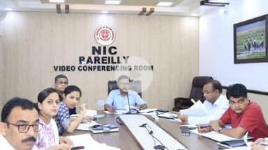 बरेली: मुख्य सचिव की वीडियो कॉन्फ्रेंसिंग में शामिल हुए बरेली के डीएम