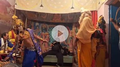 सिमडेगा: तामड़ा शिव मंदिर में उत्तर प्रदेश प्रयागराज के कलाकारों द्वारा 9 दिवसीय रामलीला का शुभारंभ