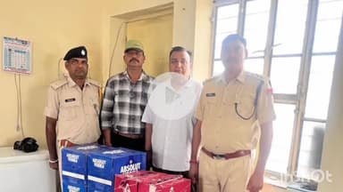बड़गांव: उदयपुर: आबकारी ने नाथद्वारा खेमली में दबिश देकर पकड़ी 448 पेटी अवैध शराब, कीमत 10 लाख