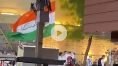 इंदौर: इंदौर में राष्ट्रीय ध्वज का अपमान करने वाला वीडियो वायरल, अशोक चक्र की जगह लिखा 'या हुसैन'