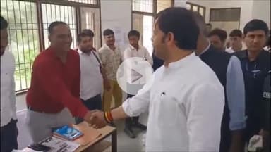 पलवल: राज्य मंत्री गौरव गौतम ने पलवल आईटीआई में पीएम नेशनल अप्रेंटिसशिप रोजगार मेले में लिया भाग