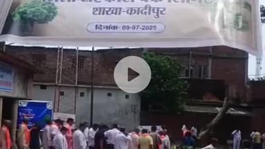 कादीपुर: भाजपा पदाधिकारियों ने कादीपुर में वन महोत्सव के दौरान किया वृक्षारोपण