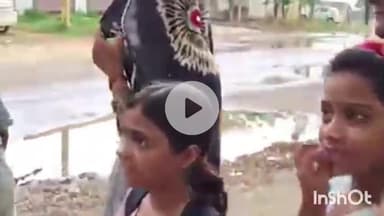 पलवल: मंडोरी गांव के पलवल-नूंह रोड पर गहरे गड्ढे होने की वजह से लोग परेशान#jansamasys