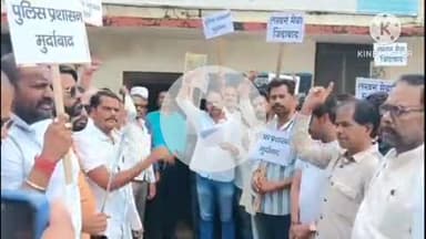 खुरई: हरदा में करणी सेना पर लाठीचार्ज के विरोध में क्षत्रिय समाज ने जुलूस निकालकर तहसीलदार को ज्ञापन सौंपा