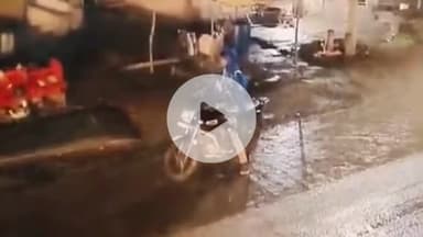 सीतामऊ: ग्राम खेताखेड़ा बस स्टैंड पुलिस चौकी के सामने से दो चोर टू-व्हीलर पर बकरी चोरी करते हुए CCTV में कैद