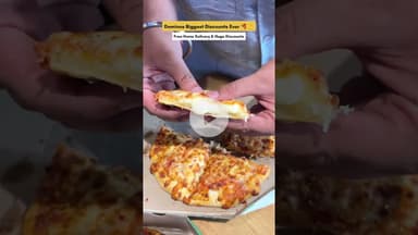 Dominos Biggest Offer🔥👌🍕 #ytshorts #dominospizza #pizzaparty