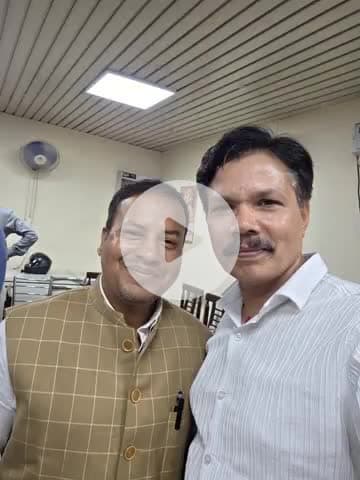 असिस्टेंट कमिश्नर ऑफ़ पुलिस सुदेश राणा जी के साथ....