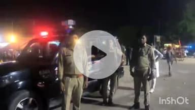 जानसठ: भोपा गंग नहर कावड़ मार्ग पर देर रात कावड़ यात्रा को देखते हुए पुलिस प्रशासन पूरी तरह अलर्ट