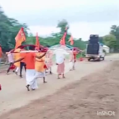 आहोर: हरजी गांव से वोवेश्वर महादेव के लिए कावड़ यात्रा रवाना