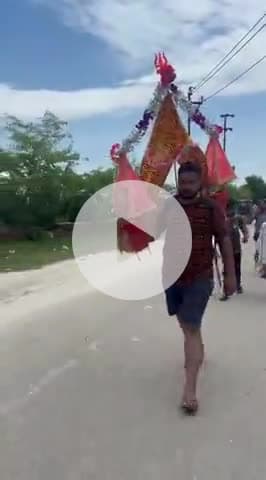 #kavadyatra #harkipauri to #chandigarh har har mahadev jai Mahakal shiv shambu bhole ki fauj karegi mauj