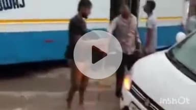 पलवल: बघौला में निर्माणाधीन फ्लाईओवर के पास बारिश के कारण हुआ जलभराव