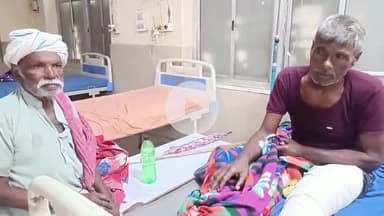 लाडपुरा: ताथेड में बाइक सवार दम्पति को ट्रैक्टर ने मारी टक्कर, दम्पति गंभीर रूप से घायल, अस्पताल में भर्ती