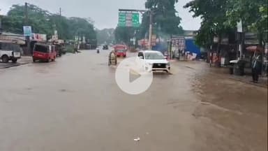 चकाई: एनएच चौक पर जलजमाव बना लोगों की बड़ी समस्या, जरा सी बारिश में ही भर रहा पानी #jansamasya